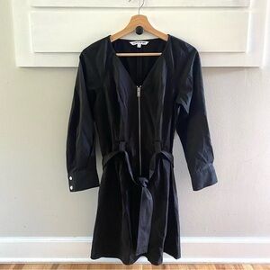Elizabeth and James Black Zipper Front Dress Size XS